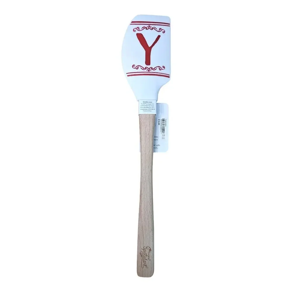 NEW Sur La Table Monogram Silicone Head Spatula Letter 